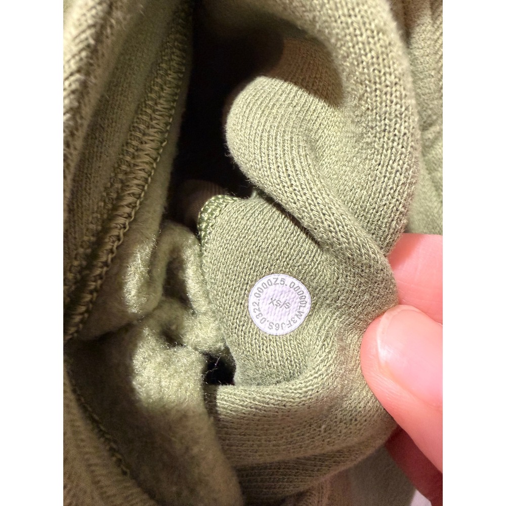 Lululemon Scuba Oversized Funnel Neck Half Zip Green Foliage Sweatshirt/S - Picture 8 of 11